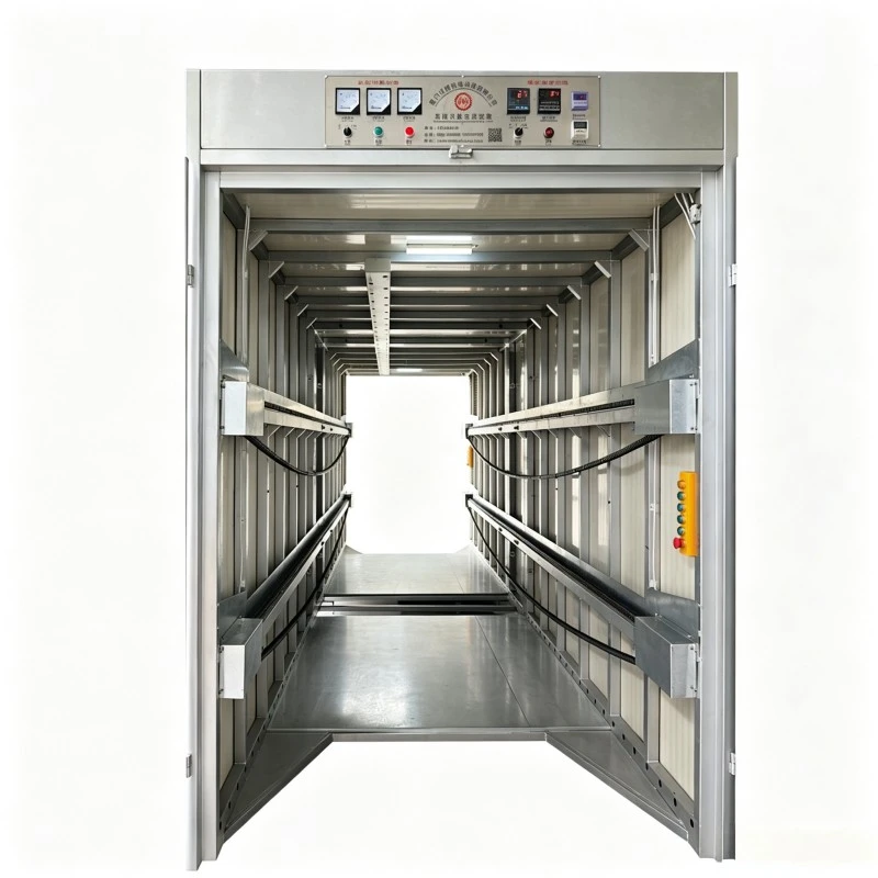 Heavy-Duty Curing Room with Motorized Rail Transfer System